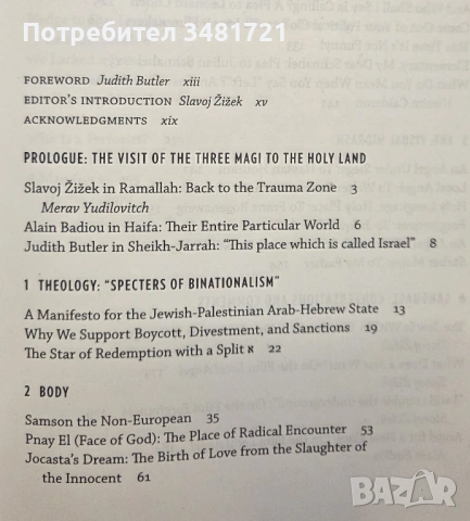 Какво иска един евреин? / What Does a Jew Want? On Binationalism and Other Specters, снимка 3 - Художествена литература - 54167921