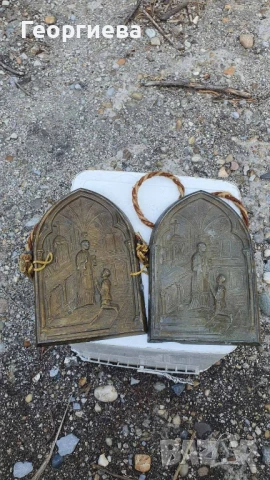 Две пана от цветен метал , снимка 18 - Пана - 50931266