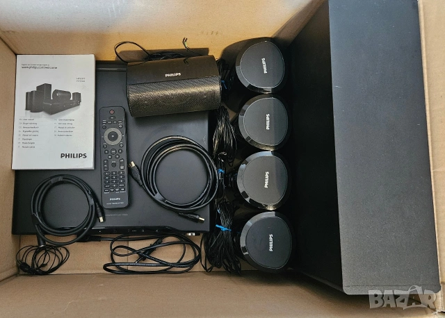Домашно кино Philips 5.1 - 600W (TOP PRODUCT), снимка 6 - Аудиосистеми - 53889859