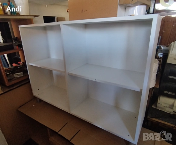 Шкаф - етажерка с 4 рафта 92/32/120 ПДЧ бял