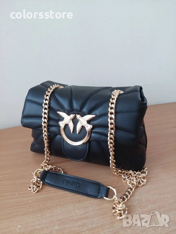 Луксозна Черна чанта Pink 0️⃣/SG79n, снимка 3 - Чанти - 53845855