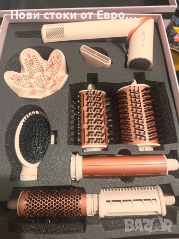 Нов! 9 в 1 комплект за стилизиране на коса и четка за сешоар, 110 000 оборота в минута, високоскорос, снимка 2 - Сешоари - 52841190