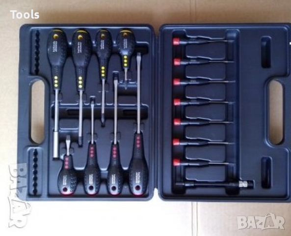 halfords advanced 15 броя отвертки комплект в куфар, снимка 2 - Отвертки - 52887924