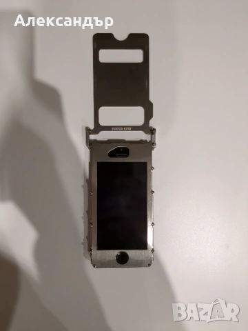 Метален калъф/кейс Armor King за iPhone SE/5S/5, снимка 4 - Калъфи, кейсове - 53944160