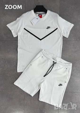Nike Tech Fleece с тениска и къси панталони, Промо комплект, снимка 9 - Тениски - 53948438