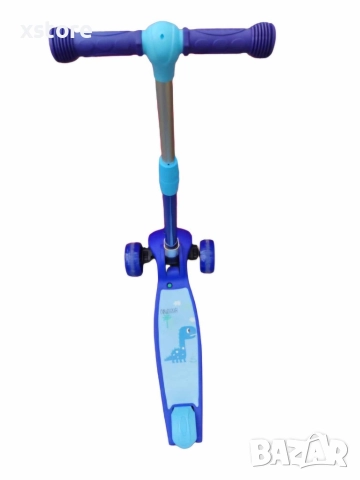 Детска, сгъваема тротинетка с LED светлини и мелодий. Размер:60х82см.