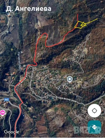 Парцел с.Храбрино 3 677кв, снимка 6 - Парцели - 47843333