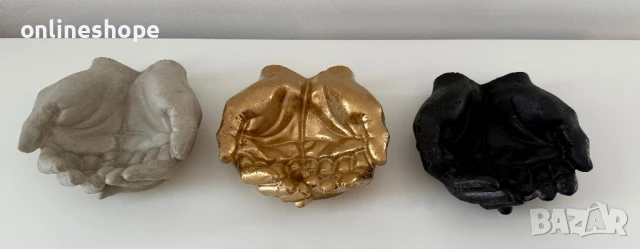 Ръчно изработена поставка „Протегнати ръце“ – стил и символика в едно, снимка 5 - Декорация за дома - 50524461