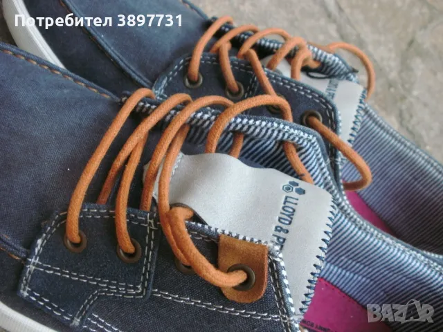 Мъжки спортно елегантни, маркови обувки - Lloyd&Price Tommy Bowe Collection!, снимка 9 - Спортно елегантни обувки - 50351597