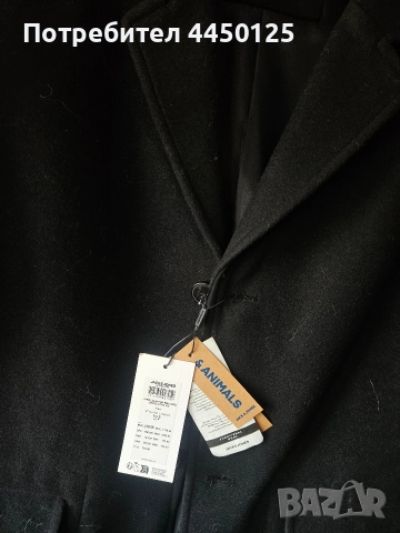 Вълнено палто Jack & Jones, снимка 2 - Палта - 52660262