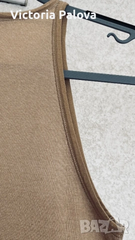 Елегантен топ халтер RALPH LAUREN, американско рамо, 100% памук, Перу, снимка 4 - Корсети, бюстиета, топове - 53983235