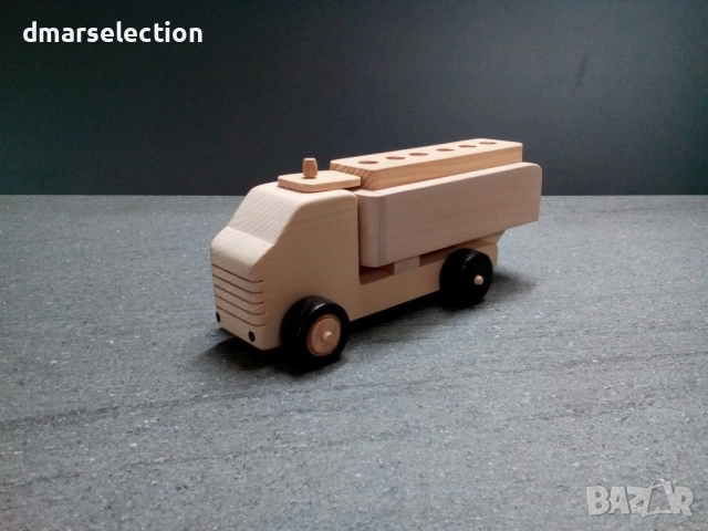 Декоративно дървено камионче - моливник DMAR 321, снимка 5 - Колекции - 52406979