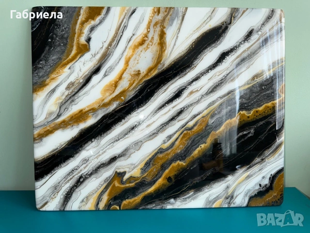 Абстрактна картина от епоксидна смола 