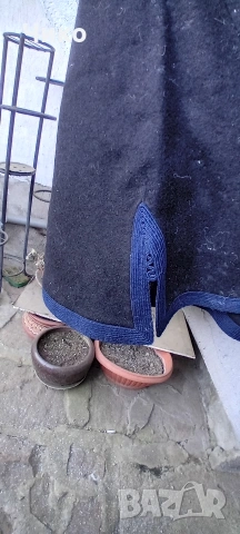 Женски дълъг елек ментан със кожи и гайтани, снимка 10 - Антикварни и старинни предмети - 53801405