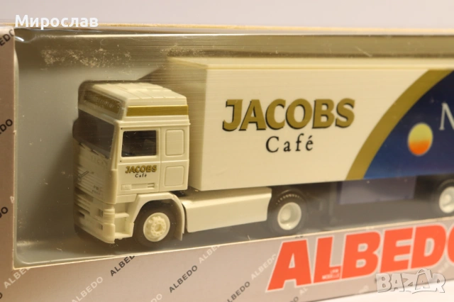 ALBEDO H0 1/87 JACOBS VOLVO КАМИОН ТИР МОДЕЛ, снимка 5 - Колекции - 53400753