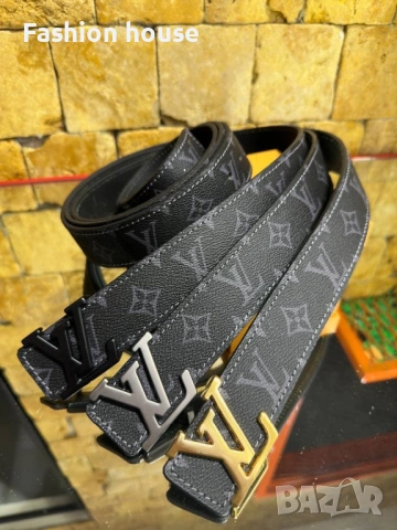 Louis Vuitton коан естествена кожа с кутия, снимка 5 - Колани - 53291168