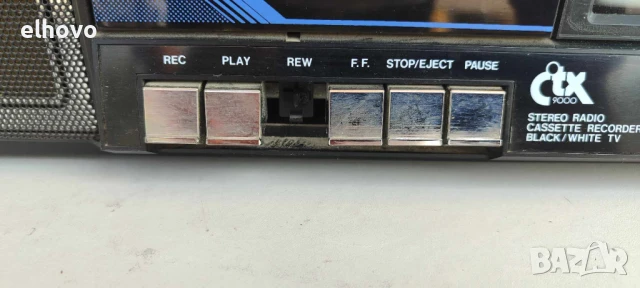 Радиокасетофон с телевизор CTX 9000, снимка 8 - Радиокасетофони, транзистори - 50708356