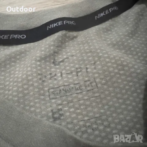 Мъжка тениска Nike Pro, размер М, снимка 3 - Тениски - 47047636