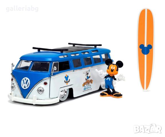 Jada - Кола миниван на Mickey с фигура, 1:24, снимка 2 - Коли, камиони, мотори, писти - 45136718