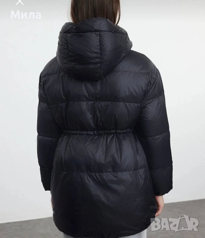 Черно стилно яке, снимка 2 - Якета - 52549761