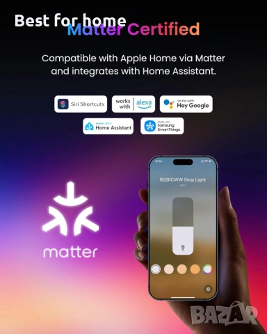 SwitchBot RGBICWW LED лента 5M, снимка 2 - Лед осветление - 53727070
