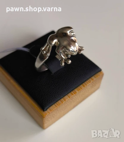 Винтидж сребърен пръстен 925 – 6,61 г, размер 20 мм, снимка 2 - Пръстени - 51408790