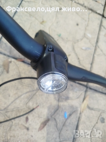 Подвижна лапа кормило 31.8 с фар за велосипед колело , снимка 2 - Части за велосипеди - 52180218