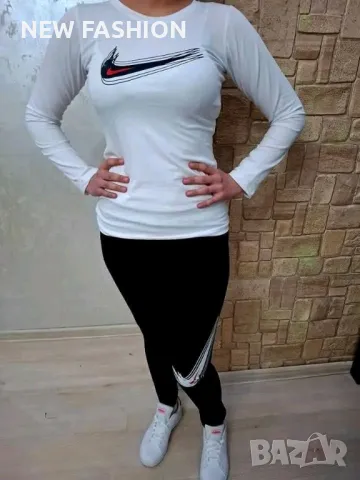 Дамска Блуза + Клин ✨ Nike , снимка 2 - Спортни екипи - 48930389