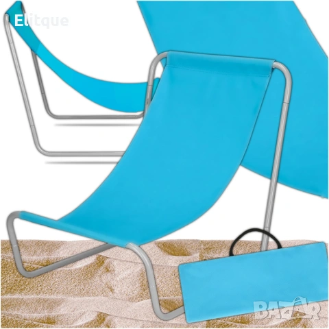 Градински сгъваем туристически стол – преносим плажен стол с чанта, снимка 3 - Столове - 53095446