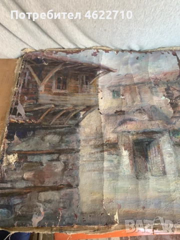 картина Пейзаж от село къщи, снимка 7 - Картини - 52150654