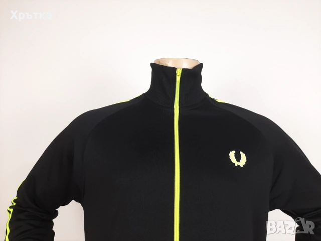 Fred Perry Track Jacket - Oригинално мъжко горнище размер S, снимка 6 - Спортни дрехи, екипи - 53638011