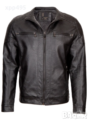 Пролетно кожено (естествена) яке голям размер 7XL като ново, 45 €