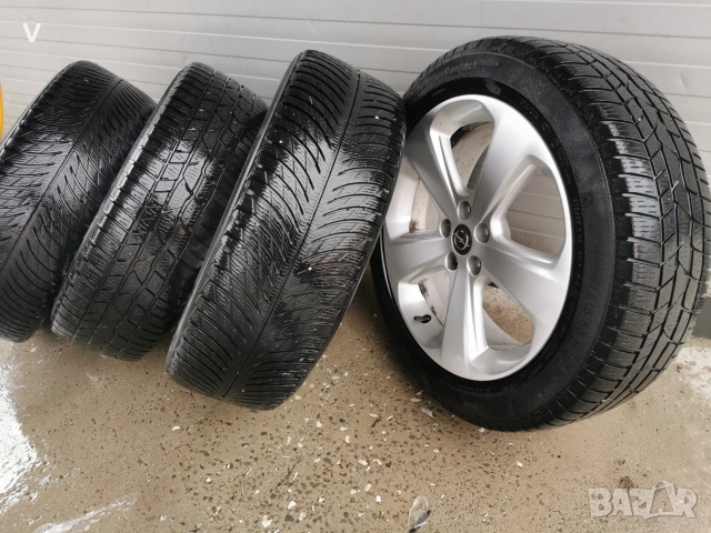 4 зимни + 4 летни гуми + 4 джанти 18 - ски за Опел Мока Opel Mokka 