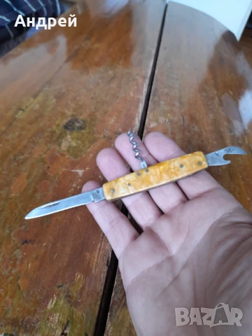 Стар джобен нож,ножче,ножка #117, снимка 4 - Антикварни и старинни предмети - 50633605