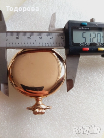 	Златен 18к джобен часовник Зенит(Zenith) отлично състояние 42 грама в 18 карата, снимка 14 - Мъжки - 52075096