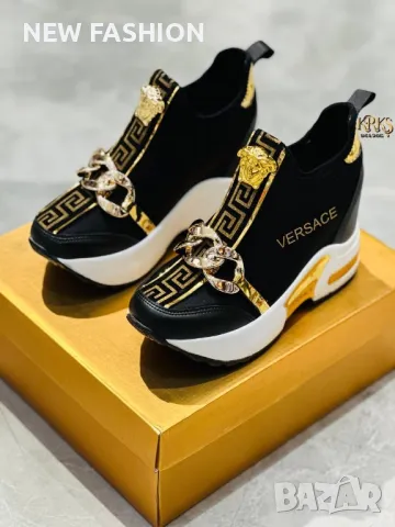 Дамски Кожени Обувки ✨ VERSACE , снимка 8 - Дамски ежедневни обувки - 48849045