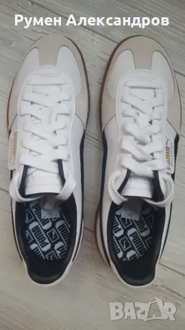 Нови мъжки кожени оригинарни маратонки PUMA PALERMO Lth EUR42 UK8, снимка 5 - Маратонки - 50025955