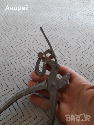 Стари чапраз клещи #4, снимка 4 - Други ценни предмети - 53425438