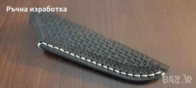 кания естествена кожа нож ножницата телешки бланк, снимка 3 - Ножове - 50261358