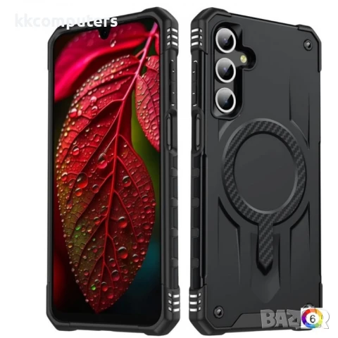 Samsung Galaxy A36 5G / A56 5G PC + TPU/ MagSafe Удароустойчив Калъф и Протектор