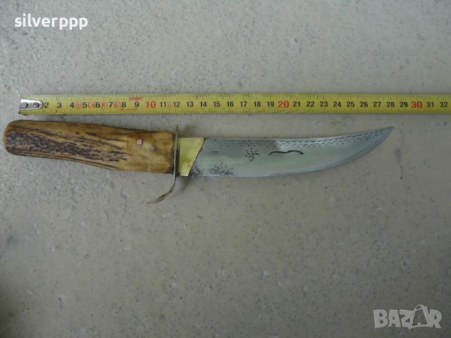  Стар български туристически нож - 149 , снимка 1 - Други ценни предмети - 45495477