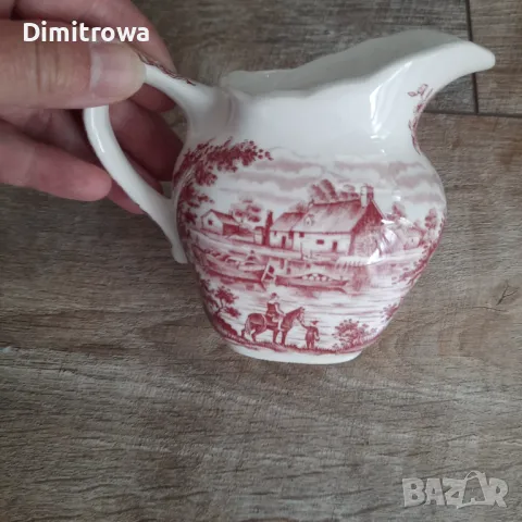 Каничка за мляко Grindley Staffordshire England, снимка 4 - Антикварни и старинни предмети - 47092197