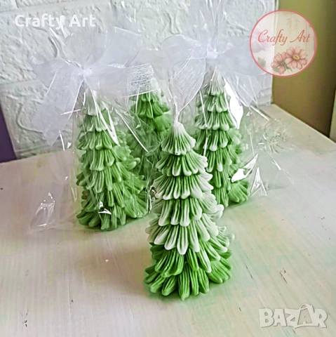 Ароматна соева свещ дядо Коледа , снимка 4 - Декорация за дома - 51980196