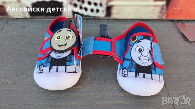 Английски детски кецки с Train Thomas, снимка 7 - Детски гуменки - 49373274