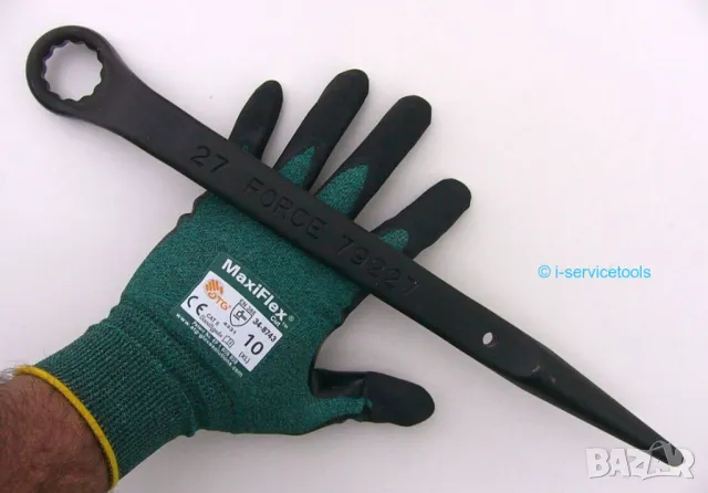 Нови Японски Гаечен КЛЮЧ 19x22 мм тип Тресчотка Вложка Лула Шило Лост Щанга и ЖАБКИ за Скеле БАРТЕР, снимка 17 - Други инструменти - 50116052