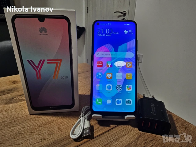 Huawei P40 Lite E | 8 ядрен | 4GB RAM | 64GB | 2020 година | 4000 mAh | Android: 10 / EMUI: 10.1.0