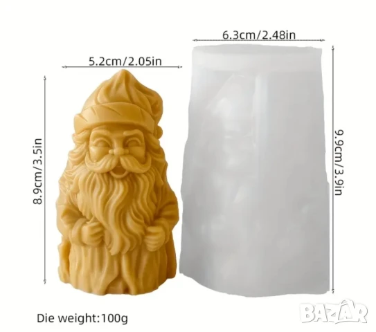 Молдове дядо Коледа два вида (8/9), снимка 9 - Форми - 51144253