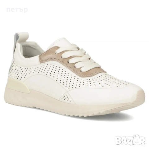 Дамски спортни обувки от естествена кожа