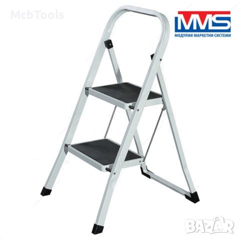 Домакинска стълба метална с широки стъпала MMS 150 КГ, снимка 1 - Други инструменти - 46454402