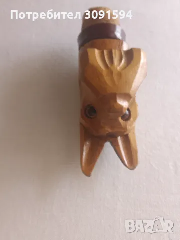  Дървена- Запушалка за бутилки 🐕🐶.   , снимка 2 - Други ценни предмети - 49673112